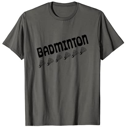 Badminton Badmintonbälle Federball Badmintonspieler T-Shirt