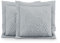 AmeliaHome 2 Kissenbezüge zweiseitig ultrasonic Steppung 45x45 cm Ophelia Grau