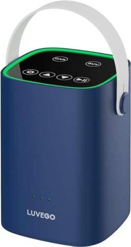 Luvego Compressori Portatili - Mini Compressore Portatile, Wireless e Ricaricabile, Multifunzionali, Include 4 allegati