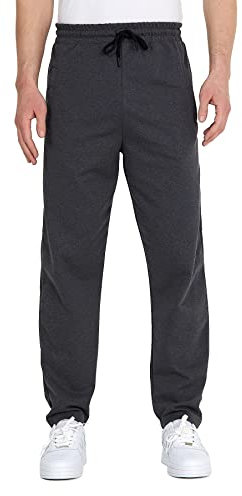 COMEOR Jogginghose Herren mit Reißverschlusstaschen Baumwolle Trainingshose - Sporthose Jogginghosen Männer Jogger | Jungen Freizeithose