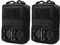 Molle Tasche klein EDC Taktische Pouch gürteltasche Bag für Herren molle Bag EDC zubehör (Schwarz 2er)