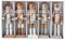 Sewroro 1 Set Weihnachten Nussknacker Ornamente Holz Nussknacker Figur Weihnachtspuppe Anhänger Nussknacker Soldat Dekoration für Weihnachten Urlaub Party Dekor