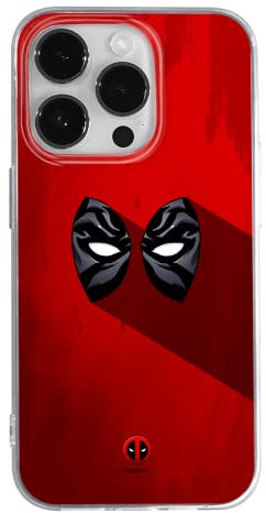 ERT GROUP mobile phone case for Apple Iphone 14 PRO MAX original and officially Licensed Marvel pattern Deadpool 007 optimally adapted to the shape of the mobile phone, case made of TPU