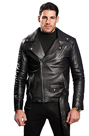 DALLAS THE ORIGINAL | CHIODO IN PELLE UOMO | GIACCA IN PELLE UOMO | GIUBBINO IN PELLE | GIUBBOTTO IN PELLE | VERA PELLE | MADE IN ITALY (S)