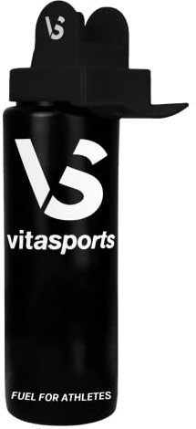 VitaSports - Water Bottle with Hygienic Sports Top (1 Litre) - Sports Team Spray Water Bottle for Sharing, Easy to Use, BPA Free