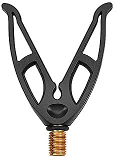 4 Stück Rutenauflagen Angelkopf Rutenauflagen Butt Grip Fischrutenhalterung Rutenauflagen Gewinde M3/8 für Rutenhalter Rutenauflagenköpfe(V-Form)