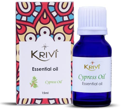 Krivi Cypress Essential Oil 15ml (Pack of 1)