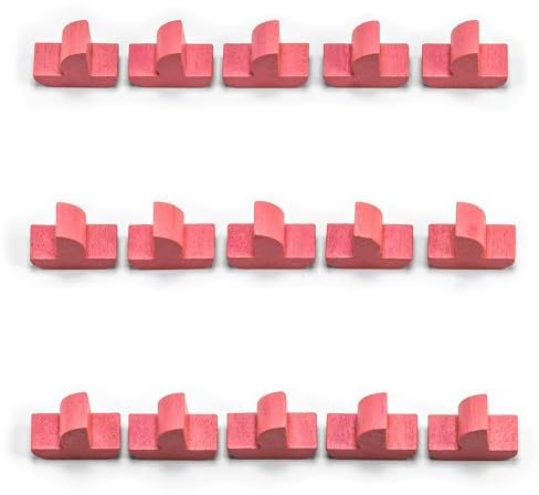 Waldfelsen® Hozfiguren: 15 Schiffe geeignet für Die Siedler (Farbe: Rose)
