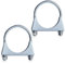 LEONTOOL 2.5 U-Bolt Clamps - Heavy Duty Muffler & Exhaust Pipe Clamps (2Pcs)