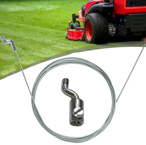 Cavo Flessibile Z Acceleratore Ø1.5mm,Cavo di Trazione dell'acceleratore per Tosaerba,Cavo di Acceleratore Tosaerba Tagliaerba Testa Z Filo,Adatto per tosaerba e accessori da giardino