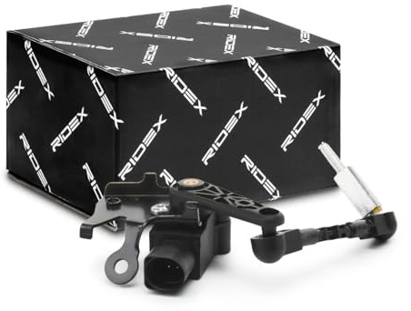 RIDEX 3721S0061 Xenon-Höhenstandssensor mit Halter Hinten Kompatibel mit VW Golf 5 Schrägheck 1K1 1T0907503B