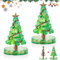 Udbrud Mini Arbre de Noël Magique en Pleine Croissance, 2Pcs Cadeau de Noël Kit de Croissance de Cristaux Kits Scientifiques et Guide d'apprentissage pour Garçons et Filles