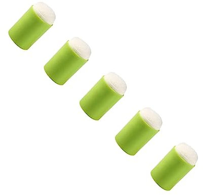 HOODANCOS 5pcs Creative Finger Sponge Stamp Drawing Sponge Ink Daubers for Boys and Girls Stamp for Painting Embossing Ink Pad