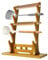 Flötenständer, Holzständer, Instrumentenständer, Flötenhalter, 5-stöckiger Scheidenhalter, eleganter Tischhalter, Flöten-Organizer, Sammel-Organizer für Zuhause
