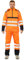 Men's Workwear Overalls | Hi Vis Boiler Suits in Green & Orange | Waterproof, Insulated, Fire-Resistant | Perfect for Mechanics, Painting, Welding, Gardening | Sizes S-XXL (2, Orange, L)
