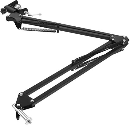 UKCOCO Kamerahalterung Bildschirm Halterung Webcam Stativ Halterung Mit Verstellbarem Scherenarm Flexibler Montage Für Pc Und Streaming Stabiler Webcam Stand Für Desktop Mit Gewinde