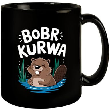 BOBR KURWA Tasse mit lustigem Meme Biber Lustiger Spruch - Biberfreunde Geschenk Viral