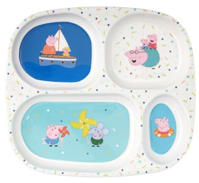 Tablett mit 4 Fächern, Peppa PIG