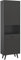 xonox.home Wohnen Linea X84C2T10 Vitrine Glasvitrine Standvitrine in grau matt tiefzieh, in ca. 58x195x37 cm