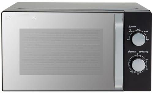 20L Black Manual Microwave 800w - Features: 800W Power - 20L Capacity - 10.5 Plate - 35 Minute Timer - Colour: Black - Weight: 11kg (Approx.) - Dimensions: 25.9 X 43.9 X 35.5cm (Approx.)
