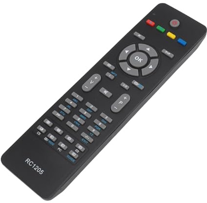 Ejoyous Universelle TV-Fernbedienung für Sanyo Techwood Murphy, Leichtes, Ergonomisches Design, Einfacher Zugriff, Vollständige Funktionen für Verschiedene TV-Modelle