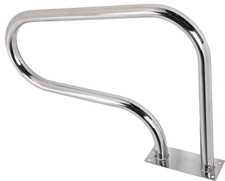Generic Main Courante de Piscine en Acier Inoxydable de Haute qualité, Surfaces Polies, Sûres à Utiliser pour les Piscines et les Spa, 30,7x22,4x3,9 Pouces