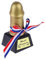 iiniim Drôle Trophée Pénis en Plastique Remise du Prix Figurines Décorations Accessoires Fête Cadeau Adulte Jouets Fantaisie Farces Attrapes Célibataire Partie Club Coupe Bronzé & Noir A Taille Unique
