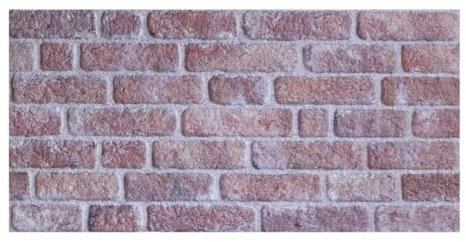 IZODEKOR 3D Wall Panels Brick Effect - Cladding, Stone Look, Styrofoam Facing for Living Room, Kitchen, Bathroom, Balcony, Bedroom, Back of Counter and Teras | Stone Bridge