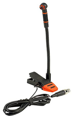 Baoblaze Instrument Mikrofon Kondensator Clip für Hörner Sax Blasinstrumente