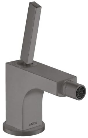 hansgrohe AXOR Citterio Mitigeur monocommande de bidet AXOR Citterio, garniture de vidage, 39210340, 39210340, Colorazione: Brushed Black Chrome