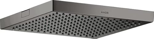 hansgrohe AXOR ShowerSolutions Kopfbrause 240/240 1jet, Decke-Aufputz, 10924330, Farbe: Polished Black Chrome