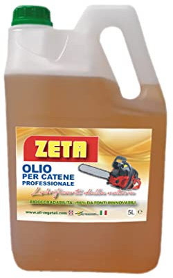 ZETA Olio Per Catene Di Motosega Biodegradabile, 5L