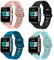FuzeDa Armband Kompatibel mit SW021,SW020,19mm Ersatzarmband für SW025,SW023,ID205L,ID205S,ID205G,ID215G,TE021,TE020,YM023,YM021,YM020 Uwatch3 Ufit GT Smartwatch