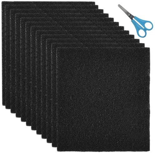 Acmerota 11.5 * 10.5mm Cat Litter Box Activated Carbon Filter, Replacement Filter for Cat Litter Box, Carbon Odor Filter, for Kitchen Activated Carbon Filter(4.5 * 10.5IN 12Pack)