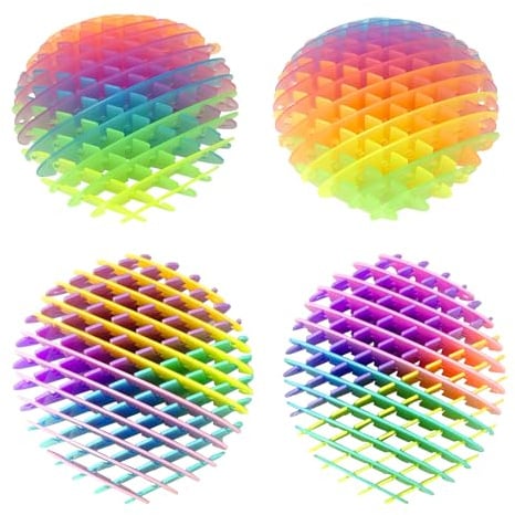 4 Stycken Fidget Worms, Sensorisk Leksaksmask, Anti Ångest och Stress Leksak Lämplig för Vuxna