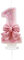 Number 1 Birthday Candle with Pink Bow & Glitter Sequins,Elegant 1st Birthday Cake Topper for Girls Butterfly Bow Tie Candle for Anniversaries & Celebrations