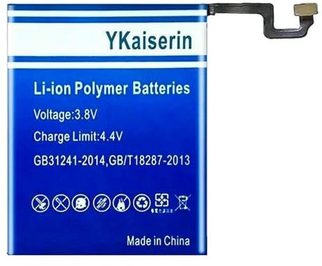 Series4 Batterie de montre 44 mm 580 mAh 580 mAh Compatible avec Apple Watch Series 4 S4 44 mm avec kit d'outils de réparation professionnel au lithium-polymère