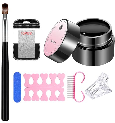 Kit di Riparazione per Unghie Rotte Gel Adesivo | Gel Ricostruzione Unghie Per Donna con Unghie Danneggiate Spezzate o Fragili Cura Manicure e Mantenimento Quotidiano