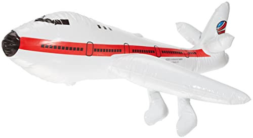 Splash & Fun Aufblasbares Flugzeug, 29 x 75.5 x 77 cm