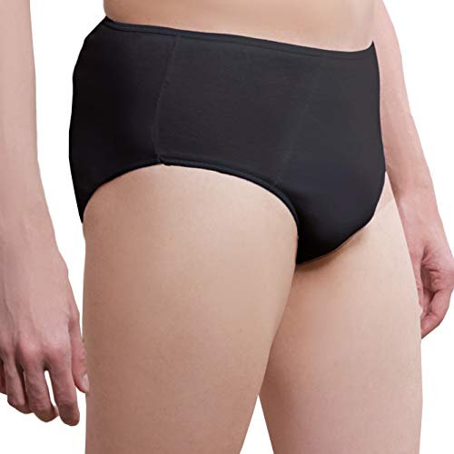 One-Wear Slip Coton Homme Jetable (Noir Lot 5) Vêtement Hopital Slips Jetables de Voyages sous Vetement Jetable a Usage Unique pour Spa Urgence Protection Massage Tatoo Epilation