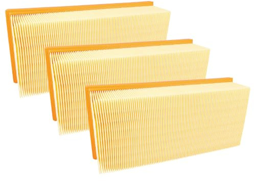 vhbw 3x Flachfaltenfilter kompatibel mit Hilti VC 300 Staubsauger - Filterelement