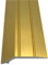 Grandismo® 3ft - Angle Edge Flooring Stick-Down Strip - Tile/Laminate/Wood Aluminium to Vinyl or Carpet - Threshold Metal Door Trim/Edging - Gold Colour