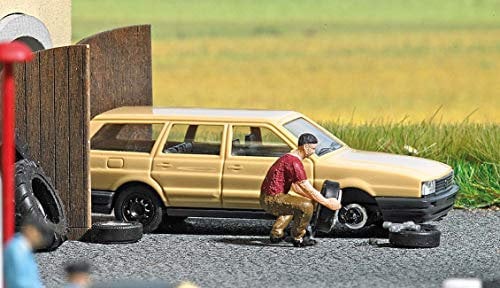 Busch 7822 Action-Set Radwechsel, Modellbausatz 1:87 (H0)
