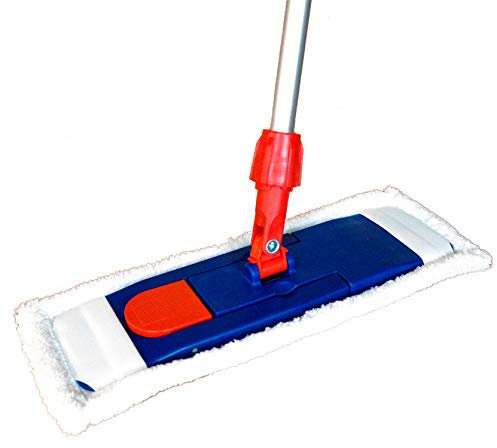 Sonty 2 Stück Wischmopp Set 40cm, Klapphalter Magnet, Mopstange Alu, Microfaser Mopp (2)