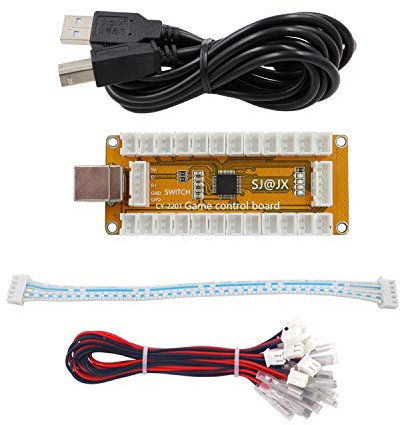 SJ@JX Arcade Game USB Encoder Zero Delay Gamepad Button Joystick Controller for Nintendo Switch PC PS3 Raspberry Pi