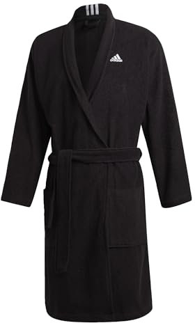 adidas Cotton Bathrobe Jacke, Black, M