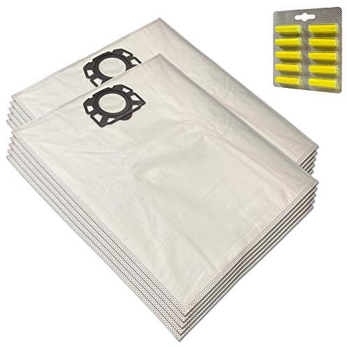 Set 10 Duftstäbchen + 10 Staubsaugerbeutel Für Kärcher MV 4, 5, 6, MV4 Premium, MV6P Premium
