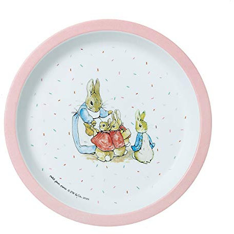 Petit Jour Paris Assiette Bébé Pierre Lapin des Proportions Idéales!, Multicolore, 1 Unité