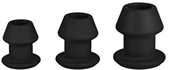 EIS Tunnel-Analplug aus Silikon | Dildo | Sex Spielzeug für Frauen | Größe:Set S. M und L | Sex Toys | Erotik | Sex Spielzeug für Paare