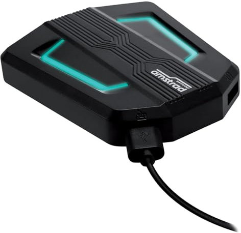 Amstrad SWITCH007 Convertitore Plug & Play Tastiera, Mouse & Cuffie per Console: PS3/4 - Xbox 360/ONE/S/X - Switch